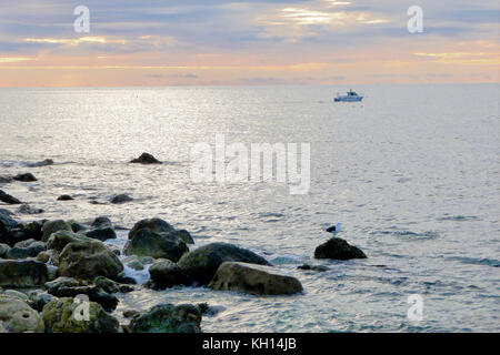 Chesil Beach, UK. 13th Nov, 2017. UK Weather. People make the most of the calm, sunny weather along Chesil beach, Isle of Portland Credit: stuart fretwell/Alamy Live News Stock Photo