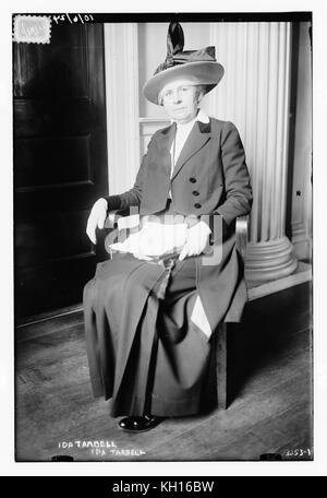 Ida M. Tarbell (1857-1944), muckraking journalist, best known for her ...