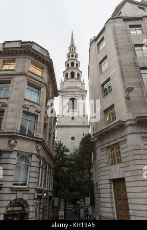 St Bride's church in London Stock Photo