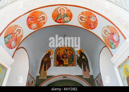 Architectural Ensemble of the Trinity Sergius Lavra in Sergiev Posad, Russia Stock Photo