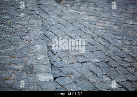 Paving Stones Road Texture. Stock Photo