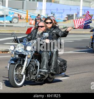 Veteran Day Parade in Denver on Nov 11th 2017. Stock Photo
