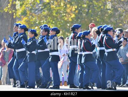 Veteran Day Parade in Denver on Nov 11th 2017. Stock Photo