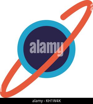 Saturn logo Stock Vector