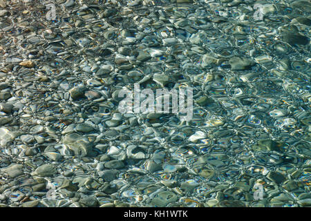 The transparency of the sea Stock Photo