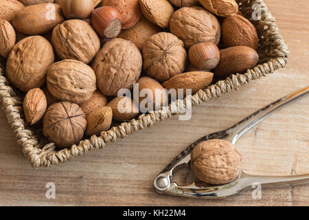 Nuts of different kinds Stock Photo