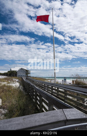 South Walton Dune Allen Picnic Beach Access #43 Florida Gulf Coast Stock Photo