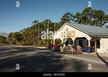 Indian Pass Raw Bar in Port Saint Joe, Florida Stock Photo
