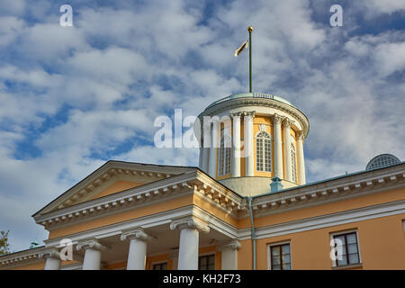 Grand Palace of Arkhangelskoye estate. The object of the cultural heritage of the Russian Federation 5010216000. Moscow Oblast, Russia. Stock Photo