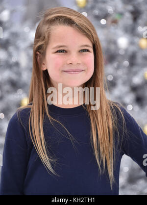 Westwood, California, USA. 12th Nov, 2017. Reagan Revord arrives for the premiere of the film 'The Star' at the Village theater. Credit: Lisa O'Connor/ZUMA Wire/Alamy Live News Stock Photo