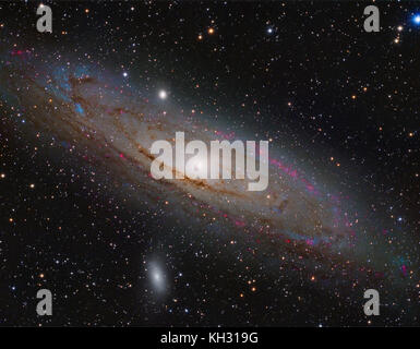 M31 Andromeda galaxy Stock Photo