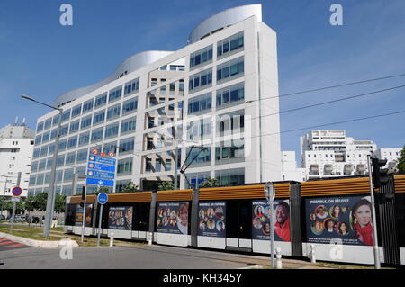 General views of La Joliette Port district, Marseille, France Stock Photo