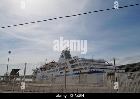 General views of La Joliette Port district, Marseille, France Stock Photo