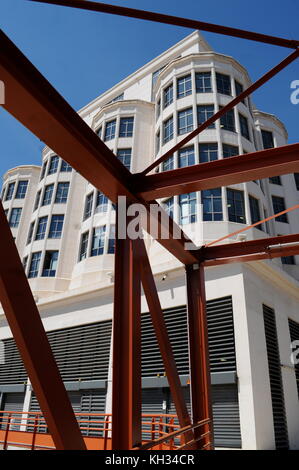 General views of La Joliette Port district, Marseille, France Stock Photo