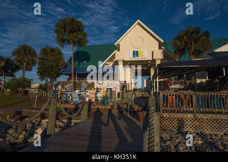 Port Saint Joe Marina, Florida USA Stock Photo