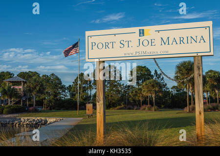 Port Saint Joe Marina, Florida USA Stock Photo