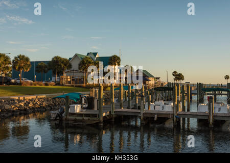 Port Saint Joe Marina, Florida USA Stock Photo