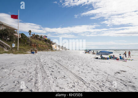 South Walton Dune Allen Picnic Beach Access #43 Florida Gulf Coast Stock Photo