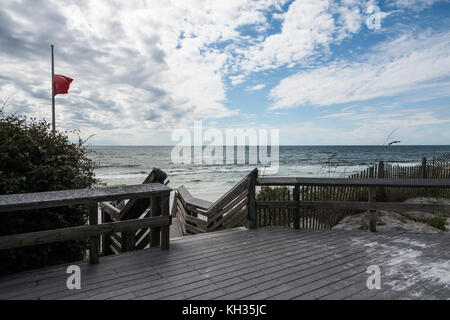 South Walton Dune Allen Picnic Beach Access #43 Florida Gulf Coast Stock Photo