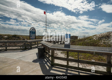 South Walton Dune Allen Picnic Beach Access #43 Florida Gulf Coast Stock Photo