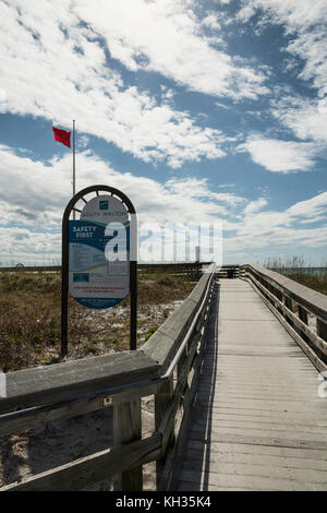 South Walton Dune Allen Picnic Beach Access #43 Florida Gulf Coast Stock Photo