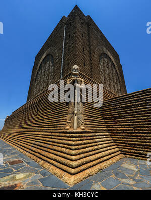 Monument to Afrikaner Leader at Voortrekker Monument. The Voortrekker ...