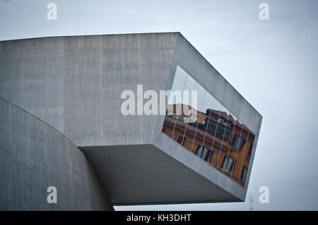 museum maxxi rome italy winter time detail of the building Stock Photo