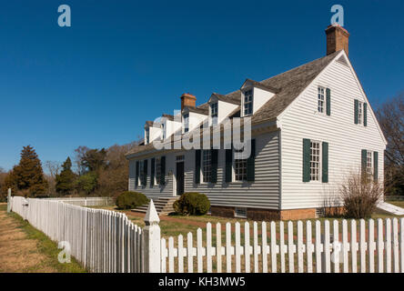 Dudley Digges house Yorktown Virginia Stock Photo