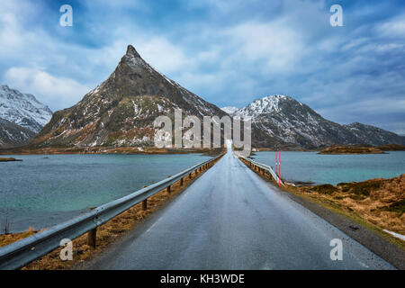 Road in Norway Stock Photo