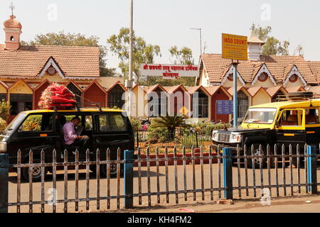 chhatrapati shahu maharaj terminus railway station, kolhapur, Maharashtra, India, Asia Stock Photo