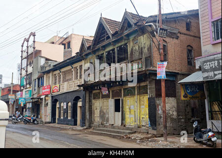 old house, miraj, Maharashtra, India, Asia - stp 259689 Stock Photo