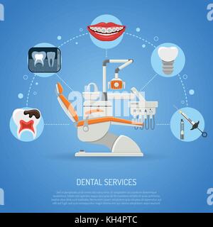 Dental Services Concept Stock Vector