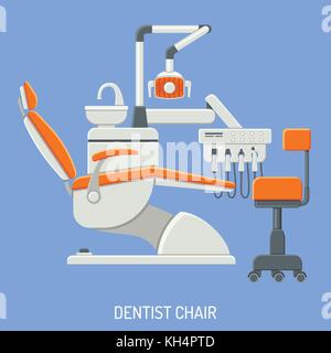 Dentist Chair concept Stock Vector