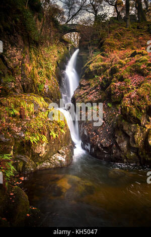 Aira Force, Ullswater, Lake District, Cumbria, UK. Stock Photo