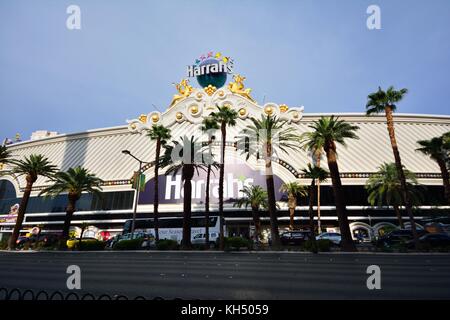 Harrah's hotel and Casino on the strip in Las Vegas, Nevada Stock Photo ...