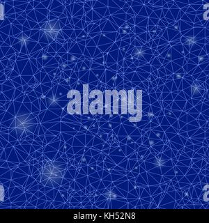 Abstract Blue Polygonal Background Stock Vector