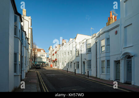 Autumn afternoon in Brighton city centre, East Sussex, England. Stock Photo