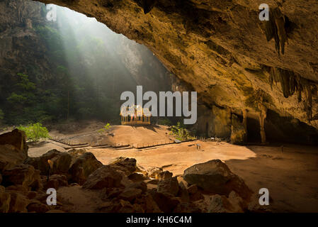 Phraya Nakhon Cave at Prachuap Khiri Khan, Thailand. Stock Photo