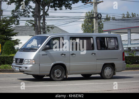 CHIANG MAI, THAILAND -OCTOBER 27 2017:   Private Benz MB140D Van. On road no.1001, 8 km from Chiangmai city. Stock Photo