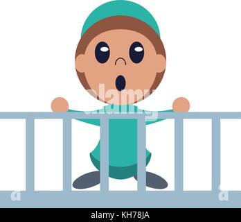 Game character asking help Stock Vector