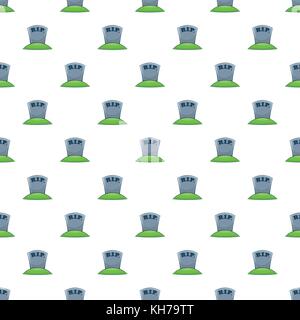 Tombstone pattern, cartoon style Stock Vector