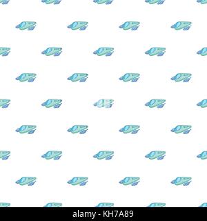 Futuristic speed train pattern, cartoon style Stock Vector