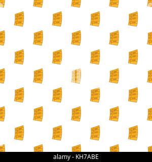 To do list pattern, cartoon style Stock Vector