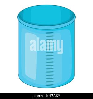 Measuring jug icon, cartoon style Stock Vector