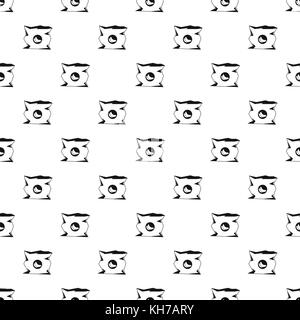 Crumpled bag of chips pattern, simple style Stock Vector