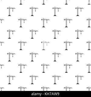 Crane pattern, simple style Stock Vector