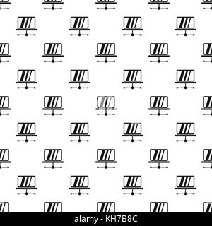 Tablet repair pattern, simple style Stock Vector