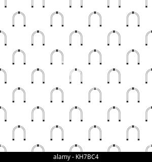 Steel arch pattern, simple style Stock Vector
