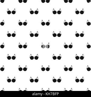 Glasses for blind pattern, simple style Stock Vector