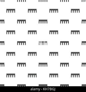 Brick bridge pattern, simple style Stock Vector